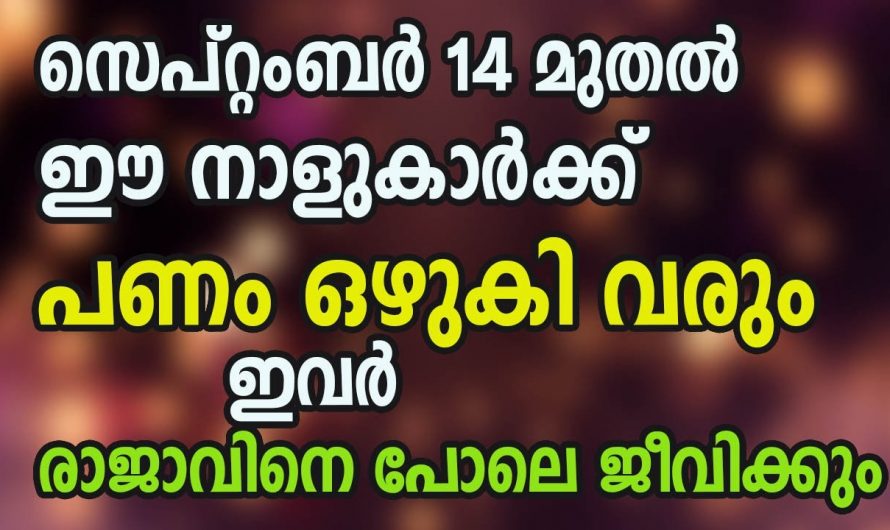 ഉത്രാട ദിനം മുതൽ ഈ നക്ഷത്രക്കാർക്ക് ഇനി രാജാവിനെപ്പോലെ വാഴാം..