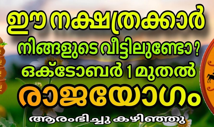 ഈ നക്ഷത്രക്കാർ വീട്ടിലുണ്ടെങ്കിൽ കുടുംബം വരെ രക്ഷപ്പെടും…