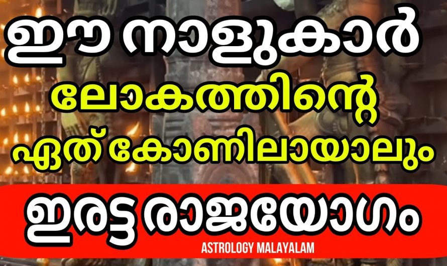 സെപ്റ്റംബർ മാസം ഒന്നു മുതൽ ഈ നക്ഷത്രക്കാർക്ക് ഇരട്ട രാജയോഗം