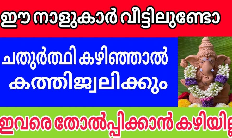 ഈ നക്ഷത്രക്കാർ ഇനി തൊടുന്നതെല്ലാം പൊന്നാകും അത്രയ്ക്കും ഐശ്വര്യത്തിന്റെ  നാളുകൾ..