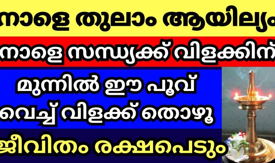 ഒക്ടോബർ 26 ദിവസം നിലവിളക്ക് കത്തിക്കുമ്പോൾ ഇക്കാര്യം പ്രത്യേകം ശ്രദ്ധിക്കുക..