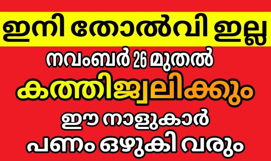 ഈ നക്ഷത്രക്കാർ ഇനി എവിടെയും തോൽക്കില്ല അത്രയ്ക്കും വളരെ നല്ല സമയം..