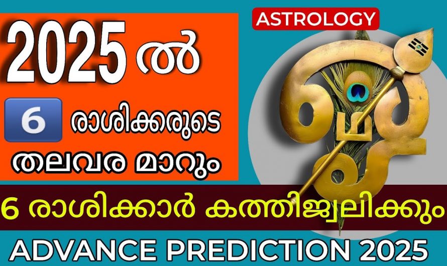 2025ൽ ഭാഗ്യത്തിന്റെ കൊടുമുടിയിൽ എത്തുന്ന നക്ഷത്രക്കാർ..