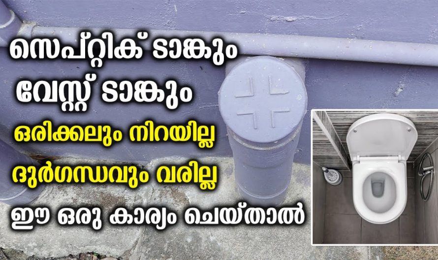 സെപ്റ്റിക് ടാങ്കിൽ നിന്ന് ദുർഗന്ധവും വരില്ല വേഗത്തിൽ നിറയുകയുമില്ല ഈ ഒരു കാര്യം ചെയ്താൽ..