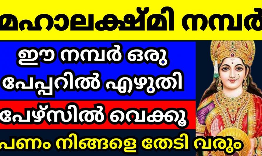 മഹാലക്ഷ്മി ദേവിയുടെ അനുഗ്രഹം ലഭിക്കാൻ കിടിലൻ വഴി..