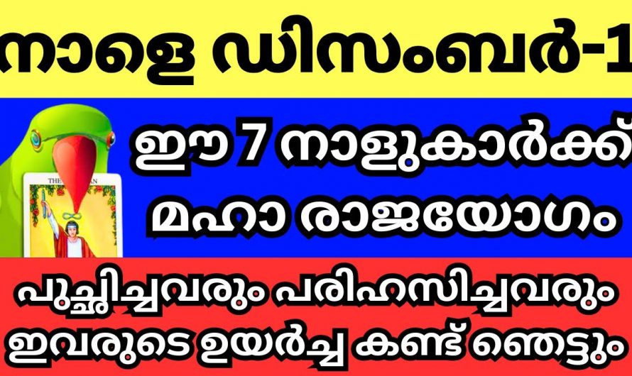 ഡിസംബർ മാസം ഈ നക്ഷത്രക്കാരുടെ ജീവിതത്തിൽ അപ്രതീക്ഷിത ധനയോഗം…