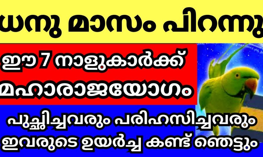 ധനു ഒന്നു മുതൽ ഈ നക്ഷത്രക്കാരുടെ ജീവിതത്തിൽ സംഭവിക്കുന്നത്.